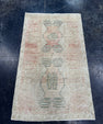 Turkish Mini Rug Oriental Hand Knotted Vintage Rug  2' x  3'3'' #12261