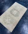 Turkish Mini Rug Oriental Hand Knotted Vintage Rug  1'9'' x  3'1'' #12259