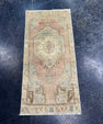 Turkish Mini Rug Oriental Hand Knotted Vintage Rug  1'7'' x  3'4'' #12257
