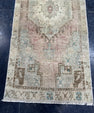 Turkish Mini Rug Oriental Hand Knotted Vintage Rug  1'7'' x  3'4'' #12257