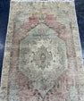 Turkish Mini Rug Oriental Hand Knotted Vintage Rug  1'7'' x  3'4'' #12257