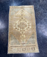 Turkish Mini Rug Oriental Hand Knotted Vintage Rug  1'9'' x  3' #12256