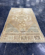 Turkish Mini Rug Oriental Hand Knotted Vintage Rug  1'9'' x  3' #12256