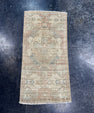 Turkish Mini Rug Oriental Hand Knotted Vintage Rug  1'5'' x  3' #12255