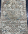 Turkish Mini Rug Oriental Hand Knotted Vintage Rug  1'5'' x  3' #12255