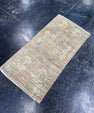 Turkish Mini Rug Oriental Hand Knotted Vintage Rug  1'5'' x  3' #12255