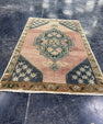 Turkish Mini Rug Oriental Hand Knotted Vintage Rug  1'9'' x  2'9'' #12254