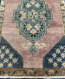 Turkish Mini Rug Oriental Hand Knotted Vintage Rug  1'9'' x  2'9'' #12254