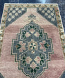 Turkish Mini Rug Oriental Hand Knotted Vintage Rug  1'9'' x  2'9'' #12254