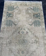 Turkish Mini Rug Oriental Hand Knotted Vintage Rug  1'6'' x  3'1'' #12253