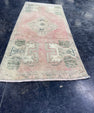 Turkish Mini Rug Oriental Hand Knotted Vintage Rug  1'6'' x  3'4'' #12251