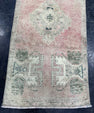 Turkish Mini Rug Oriental Hand Knotted Vintage Rug  1'6'' x  3'4'' #12251