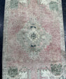 Turkish Mini Rug Oriental Hand Knotted Vintage Rug  1'6'' x  3'4'' #12251