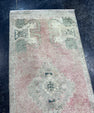 Turkish Mini Rug Oriental Hand Knotted Vintage Rug  1'6'' x  3'4'' #12251