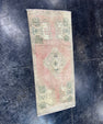 Turkish Mini Rug Oriental Hand Knotted Vintage Rug  1'6'' x  3'4'' #12251