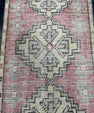 Turkish Mini Rug Oriental Hand Knotted Vintage Rug  1'5'' x  3' #12246