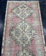 Turkish Mini Rug Oriental Hand Knotted Vintage Rug  1'5'' x  3' #12246