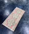 Turkish Mini Rug Oriental Hand Knotted Vintage Rug  1'5'' x  3' #12246