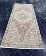 Turkish Mini Rug Oriental Hand Knotted Vintage Rug  1'5'' x  3'3'' #12248
