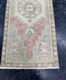 Turkish Mini Rug Oriental Hand Knotted Vintage Rug  1'5'' x  3'3'' #12248