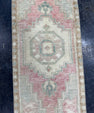 Turkish Mini Rug Oriental Hand Knotted Vintage Rug  1'5'' x  3'3'' #12248