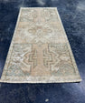 Turkish Mini Rug Oriental Hand Knotted Vintage Rug  1'6'' x  3' #12249