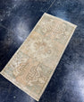 Turkish Mini Rug Oriental Hand Knotted Vintage Rug  1'6'' x  3' #12249