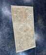 Turkish Mini Rug Oriental Hand Knotted Vintage Rug  1'6'' x  3' #12249