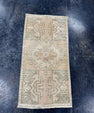 Turkish Mini Rug Oriental Hand Knotted Vintage Rug  1'6'' x  3' #12249