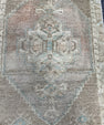 Turkish Mini Rug Oriental Hand Knotted Vintage Rug  1'6'' x  2'10'' #12250