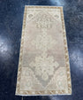 Turkish Mini Rug Oriental Hand Knotted Vintage Rug  1'6'' x  3' #12244