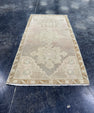 Turkish Mini Rug Oriental Hand Knotted Vintage Rug  1'6'' x  3' #12244