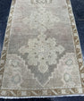 Turkish Mini Rug Oriental Hand Knotted Vintage Rug  1'6'' x  3' #12244