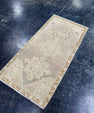 Turkish Mini Rug Oriental Hand Knotted Vintage Rug  1'6'' x  3' #12244