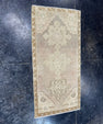 Turkish Mini Rug Oriental Hand Knotted Vintage Rug  1'6'' x  3' #12244