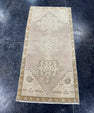 Turkish Mini Rug Oriental Hand Knotted Vintage Rug  1'6'' x  3' #12244