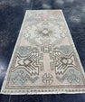 Turkish Mini Rug Oriental Hand Knotted Vintage Rug  1'6'' x  3'1'' #12240