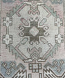 Turkish Mini Rug Oriental Hand Knotted Vintage Rug  1'6'' x  3'1'' #12240