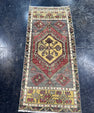 Turkish Mini Rug Oriental Hand Knotted Vintage Rug  1'6'' x  3'1'' #12239