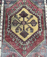 Turkish Mini Rug Oriental Hand Knotted Vintage Rug  1'6'' x  3'1'' #12239