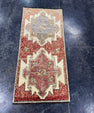Turkish Mini Rug Oriental Hand Knotted Vintage Rug  1'7'' x  3'6'' #12238