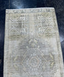 Turkish Mini Rug Oriental Hand Knotted Vintage Rug  1'5'' x  3'1'' #12237