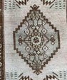Turkish Mini Rug Oriental Hand Knotted Vintage Rug  1'5'' x  3'3'' #12236