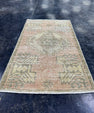 Turkish Mini Rug Oriental Hand Knotted Vintage Rug  1'8'' x  2'10'' #12235