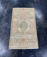 Turkish Mini Rug Oriental Hand Knotted Vintage Rug  1'8'' x  2'10'' #12235