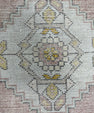 Turkish Mini Rug Oriental Hand Knotted Vintage Rug  1'7'' x  3' #12234