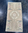 Turkish Mini Rug Oriental Hand Knotted Vintage Rug  1'5'' x  2'10'' #12233