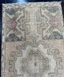 Turkish Mini Rug Oriental Hand Knotted Vintage Rug  1'5'' x  2'10'' #12233