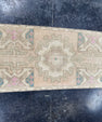 Turkish Mini Rug Oriental Hand Knotted Vintage Rug  1'5'' x  2'10'' #12233