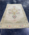 Turkish Mini Rug Oriental Hand Knotted Vintage Rug  1'7'' x  2'6'' #12231